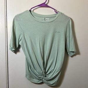 PINK SOFT GREEN TOP SIZE SMALL